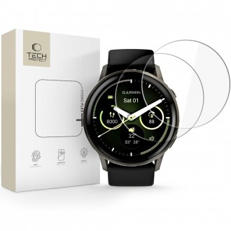 Apsauginė ekrano plėvelė ( 2vnt.) "Tech-Protect Hydro Flex+" laikrodžiui Garmin Venu 4 (45 MM)