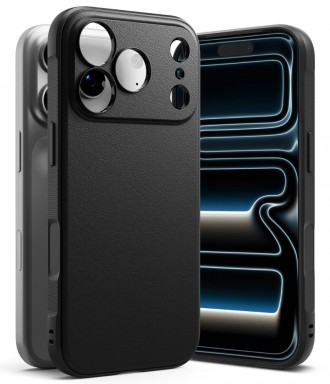 Juodas dėklas "Ringke Onyx" telefonui Apple Iphone 17 PRO MAX / 18 PRO MAX