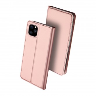 Rožinis-Auksinis atverčiamas dėklas Dux Ducis Skin Pro telefonui Samsung G780 S20 FE / S20 Lite
