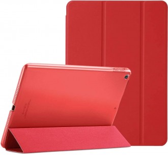 Raudonas atverčiamas dėklas "Smart Soft" iPad 10.2 2020 / iPad 10.2 2019
