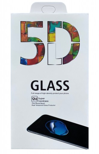 5D lenktas juodas apsauginis grūdintas stiklas telefonui Xiaomi Redmi Note 11T