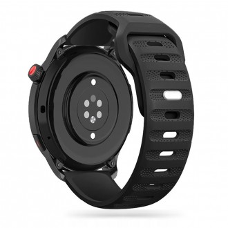 Juodos spalvos apyrankė "Tech-Protect Iconband Line" laikrodžiui Samsung Galaxy Watch 4 / 5 / 5 PRO / 6 (40 / 42 / 44 / 45 / 46 MM)