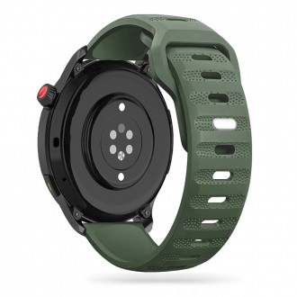 Žalios spalvos apyrankė "Tech-Protect Iconband Line" laikrodžiui Samsung Galaxy Watch 4 / 5 / 5 PRO 6 (40 / 42 / 44 / 45 / 46 MM)