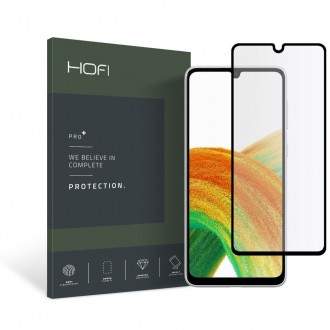 Apsauginis grūdintas stiklas juodais kraštais Hofi "Glass Pro+" telefonui Samsung Galaxy A33 5G