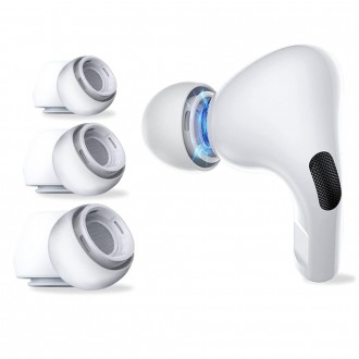 Airpods ausinių pagalvėlės / kištukai Tech-Protect "Ear Tips 3-Pack" skirtas Apple Airpods Pro 1 / 2