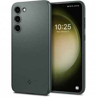 Tamsiai žalias dėklas Spigen "Thin Fit" telefonui Samsung Galaxy S23