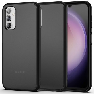 Juodas permatomas/matinis dėklas "Tech-Protect Magmat" telefonui Galaxy A14 4G / 5G