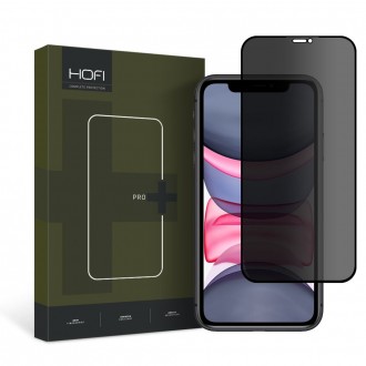 Privatumą suteikiantis apsauginis stikliukas "Hofi Anti Spy Glass Pro+ Privacy" telefonui iPhone 11 / XR