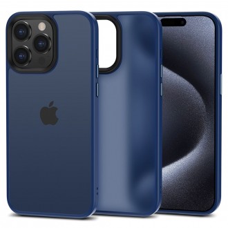 Mėlynas permatomas/matinis dėklas "Tech-Protect Magmat" telefonui iPhone 15 Pro Max