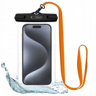 Vandeniui atsparus dėklas "Tech-Protect UWC7 Universal Waterproof Case" 