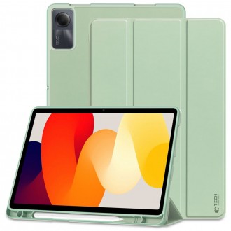 Matcha žalias atverčiamas dėklas "Tech-Protect SC Pen" planšetei Xiaomi Redmi Pad SE 11.0
