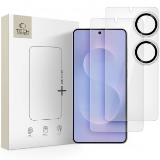 Apsauginių stikliukų rinkinys "Tech-Protect Glass Set+ 3-Pack" telefonui Samsung Galaxy S25 Edge