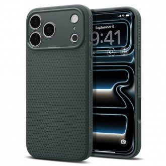 Žalias dėklas Spigen Liquid Air telefonui Apple Iphone 17 PRO MAX / 18 PRO MAX