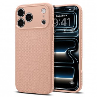 Rožinis dėklas Spigen Liquid Air telefonui Apple Iphone 17 PRO MAX / 18 PRO MAX