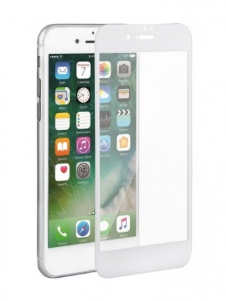 LCD apsauginis stikliukas 9D Full Glue Apple iPhone 7 Plus / 8 Plus baltas