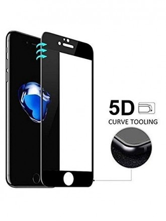 LCD apsauginis stikliukas 9D Full Glue Apple iPhone 6 / 6S juodas