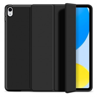 Juodas atverčiamas dėklas Tech-Protect "Smartcase" planšetei Apple iPad 10.9 10 / 2022