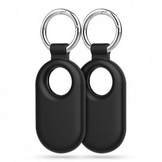 Juodas dėklas "Tech-Protect Icon" (2-vnt) skirtas Samsung Galaxy Smarttag 2