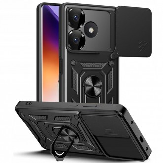 Tvirtas dėklas/stovas su kameros apsauga "Tech-Protect Camshield Pro" telefonui Xiaomi Redmi 13 