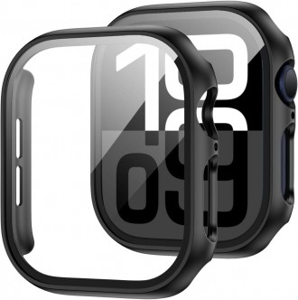 Juodas dėklas "Tech-Protect Defense360" laikrodžiui Apple Watch 10 (42 MM) 