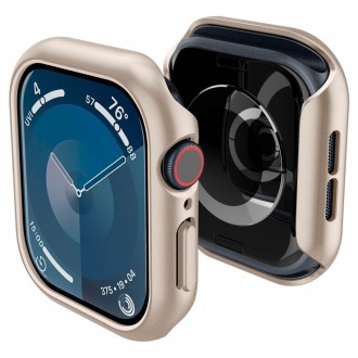 Starlight spalvos dėklas "Spigen Thin Fit" laikrodžiui Apple Watch 10 (42 MM)