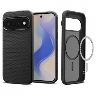 Juodas dėklas Spigen Liquid AIR MAG MAGSAFE telefonui GOOGLE PIXEL 11 PRO