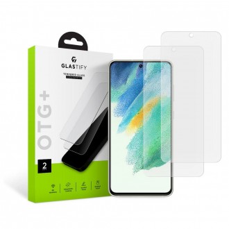 Apsauginis stiklas GLASTIFY OTG+ (2vnt.) telefonui Samsung Galaxy S21 FE