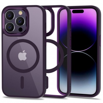 Skaidrus/Purpurinis dėklas "Tech-Protect Magnat Magsafe" telefonui iPhone 14 Pro