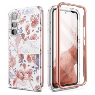 Marmuro atvaizdo dviejų dalių dėklas "Tech-Protect Velar" telefonui Galaxy A54 5G