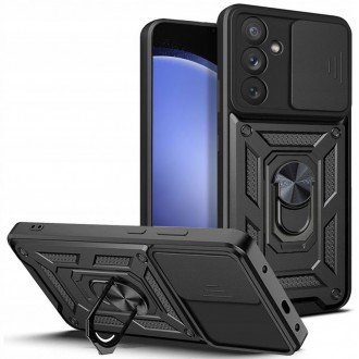 Tvirtas dėklas/stovas su kameros apsauga "Tech-Protect Camshield Pro" telefonui Samsung Galaxy S23 FE