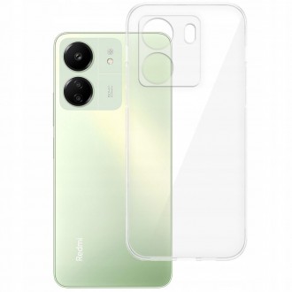 Skaidrus dėklas "Tech-Protect Flexair +" telefonui Xiaomi Redmi 13C / Poco C65
