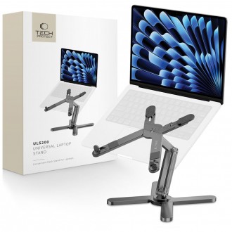 Pilkas universalus stovas "Tech-Protect ULS200 Universal Laptop" 