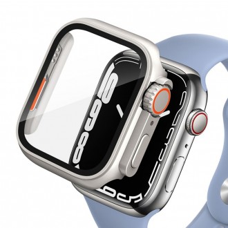 Titano spalvos dėklas "Tech-Protect Defense360" laikrodžiui Apple Watch 10 (46 MM) 
