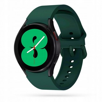 Tamsiai žalia apyrankė Tech-Protect "Iconband" laikrodžiui Samsung Watch 4 / 5 / 5 PRO / 6 / 7 / FE (40 / 42 / 44 / 45 / 46 MM)