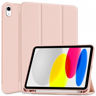 Rožinis atverčiamas dėklas "Tech-Protect SC Pen" planšetei Ipad 10.9 10 / 2022