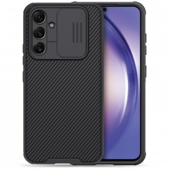Juodas dėklas su kameros apsauga "Nillkin Camshield Pro" telefonui Samsung Galaxy A54 5G