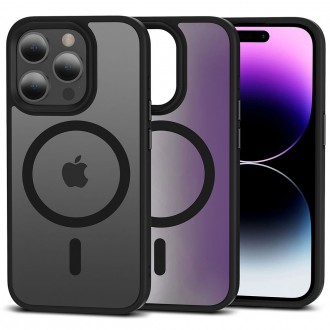 Skaidrus/Matinis dėklas "Tech-Protect Flexair Hybrid Magsafe" telefonui iPhone 15 Pro
