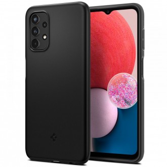 Juodas dėklas "Spigen Thin Fit" telefonui Galaxy A13 4G / LTE