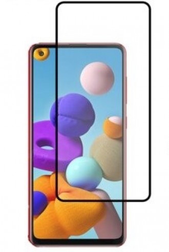 Apsauginis grūdintas stiklas ''5D Full Glue '' Samsung Galaxy A217 A21s telefonui