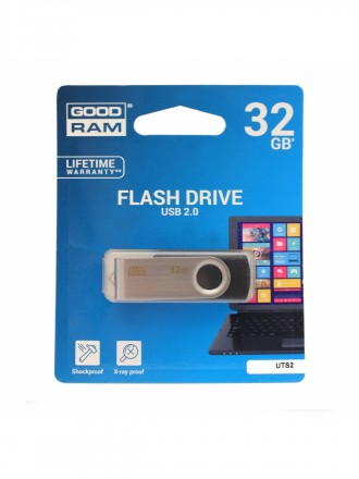 Atmintinė GOODRAM UTS2 32GB USB 2.0