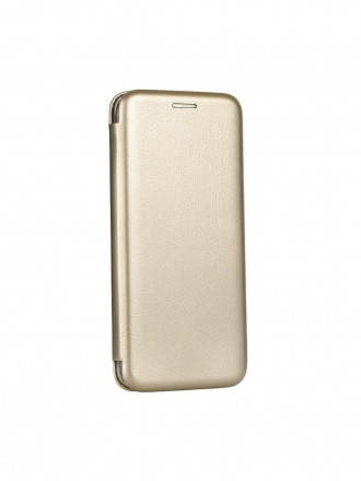 Aukso spalvos atverčiamas dėklas "Book Elegance" telefonui Samsung Galaxy S8 (G950)