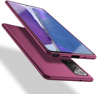 Bordo spalvos dėklas X-Level "Guardian" telefonui Samsung M51