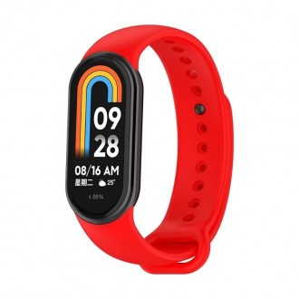 Raudonos spalvos apyrankė laikrodžiui Xiaomi Mi Band 8 / Mi Band 9