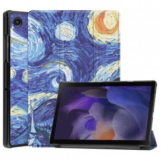 Spalvotas dėklas "Smart Leather" planšetei Samsung Galaxy Tab A9 Plus 11.0 X210 / X215 / X216 