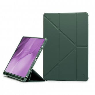  Žalias dėklas "Reach Origami" planšetei Samsung Galaxy Tab A9 / A11 8.7 X110 / X115  / X130 / X135