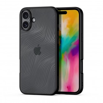 Pusiau skaidrus dėklas juodais kraštais "Dux Ducis Aimo" telefonui Apple iPhone 16