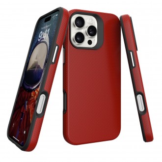 Raudonas dėklas "Perfectionists Triangle Mag Case" telefonui Apple iPhone 13 Pro