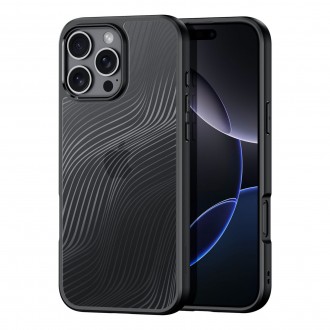 Pusiau skaidrus dėklas juodais kraštais "Dux Ducis Aimo" telefonui Apple iPhone 16 Pro Max