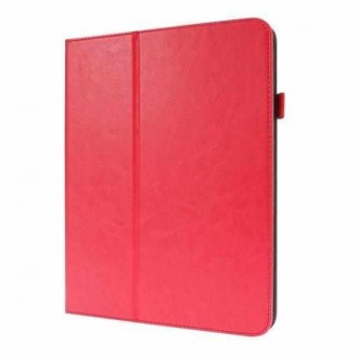 Raudonas atverčiamas dėklas "Folding Leather" planšetei Lenovo Tab M10 5G 10.6