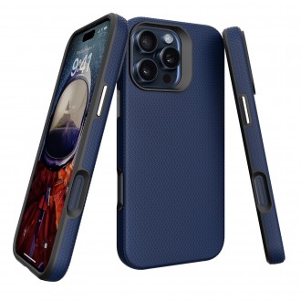 Tamsiai mėlynas dėklas "Perfectionists Triangle Mag Case" telefonui Apple iPhone 13 Pro